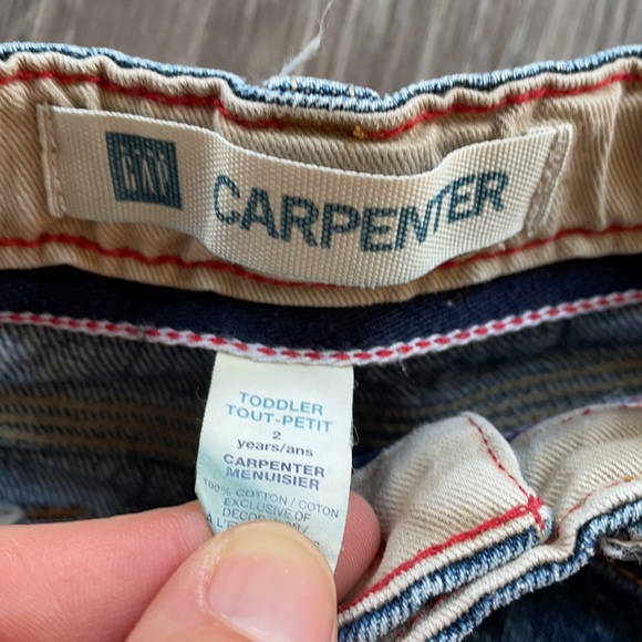 4/$20 Boys Gap Carpenter Jeans Shorts Sz 2 - Picture 2 of 3